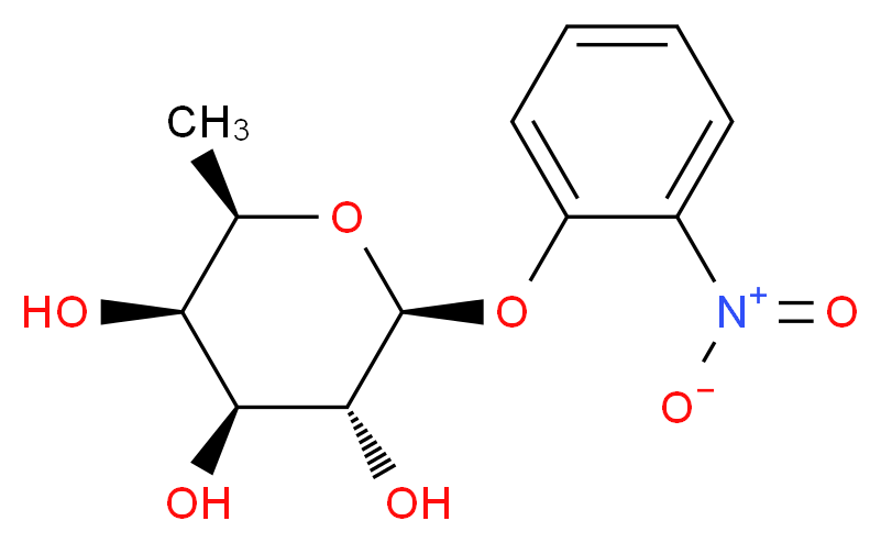 o-NITROPHENYL &beta;-D-FUCOPYRANOSIDE_分子结构_CAS_1154-94-5)