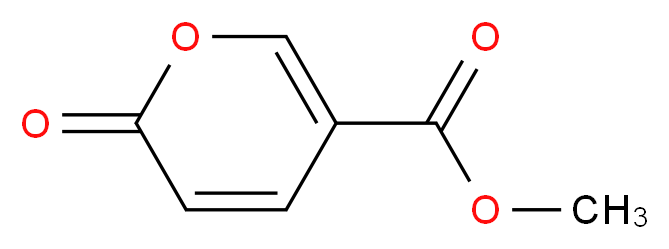 methyl 2-oxo-2H-pyran-5-carboxylate_分子结构_CAS_6018-41-3)