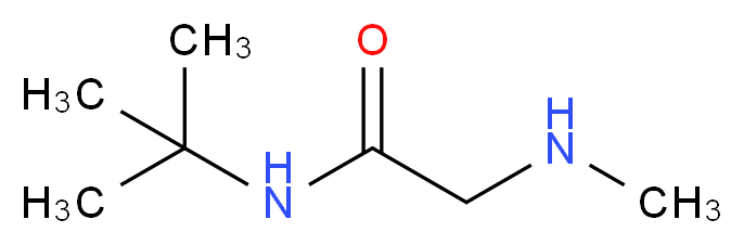N-(tert-Butyl)-2-(methylamino)acetamide_分子结构_CAS_)