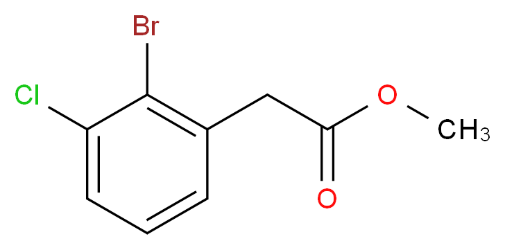 Methyl 2-broMo-3-chlorophenylacetate_分子结构_CAS_41024-33-3)