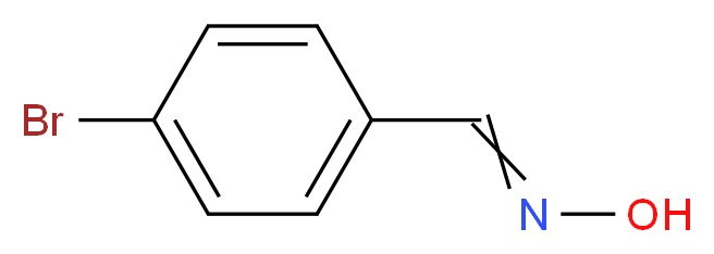 N-[(4-bromophenyl)methylidene]hydroxylamine_分子结构_CAS_25062-46-8