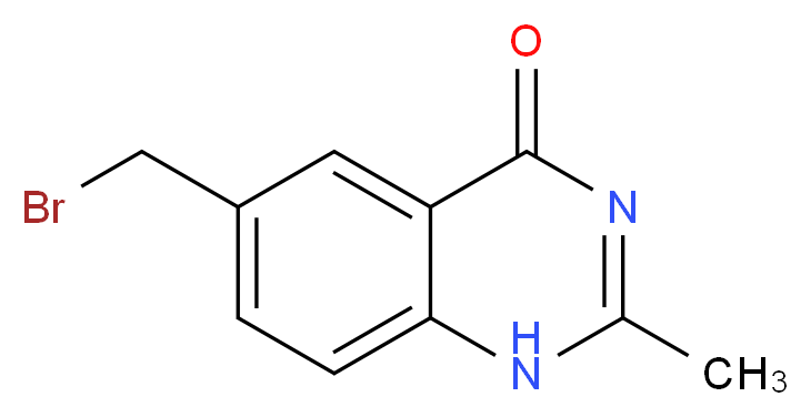 6-(Bromomethyl)-2-methyl-4(3H)-quinazolinone_分子结构_CAS_112888-43-4)