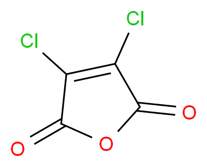 2,3-二氯马来酸酐_分子结构_CAS_1122-17-4)