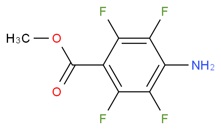 methyl 4-amino-2,3,5,6-tetrafluorobenzoate_分子结构_CAS_715-37-7