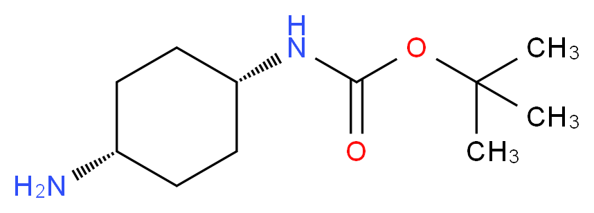 tert-Butyl ((1s,4s)-4-aMinocyclohexyl)carbaMate_分子结构_CAS_247570-24-7)