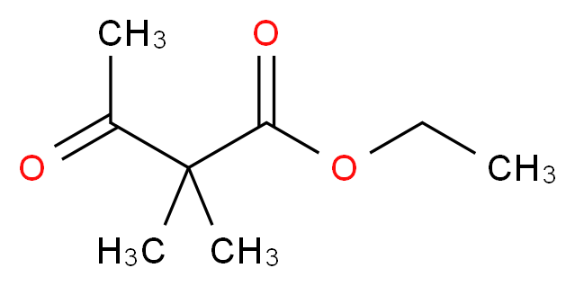 2,2-Dimethyl-3-oxo-butyric acid ethyl ester_分子结构_CAS_597-04-6)