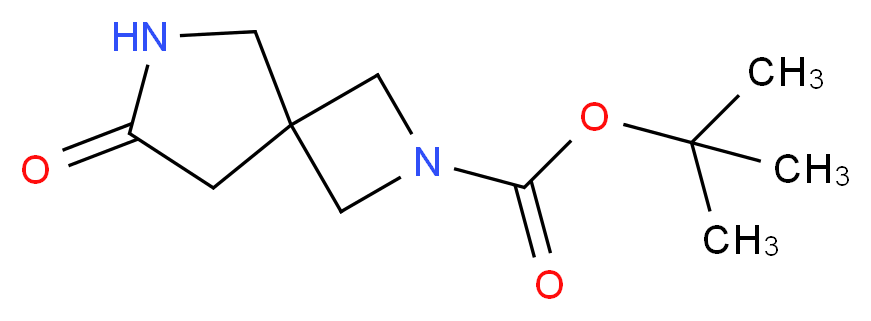 tert-butyl 7-oxo-2,6-diazaspiro[3.4]octane-2-carboxylate_分子结构_CAS_)