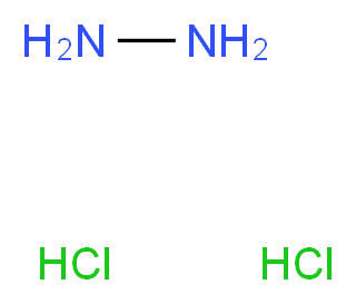 HYDRAZINE DIHYDROCHLORIDE_分子结构_CAS_5341-61-7)