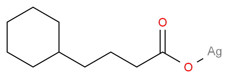 argentio 4-cyclohexylbutanoate_分子结构_CAS_62638-04-4