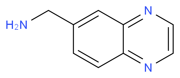 6-(Aminomethyl)quinoxaline_分子结构_CAS_872047-67-1)