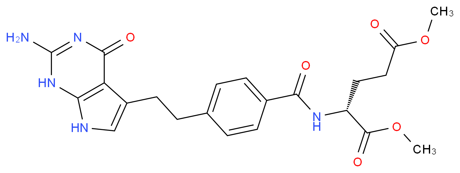 Pemetrexed Methyl Ester_分子结构_CAS_155405-81-5)