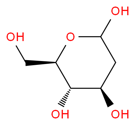 (4R,5S,6R)-6-(hydroxymethyl)oxane-2,4,5-triol_分子结构_CAS_154-17-6