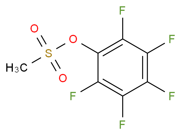 2,3,4,5,6-Pentafluorophenyl methanesulfonate_分子结构_CAS_)