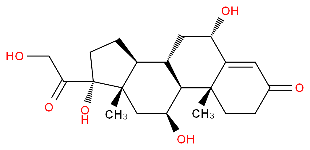 6α-Hydroxy Cortisol_分子结构_CAS_2242-98-0)