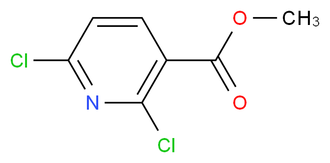 methyl 2,6-dichloropyridine-3-carboxylate_分子结构_CAS_65515-28-8