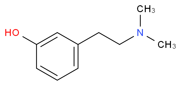 3-[2-(dimethylamino)ethyl]phenol_分子结构_CAS_139306-10-8