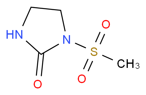 1-methanesulfonylimidazolidin-2-one_分子结构_CAS_41730-79-4