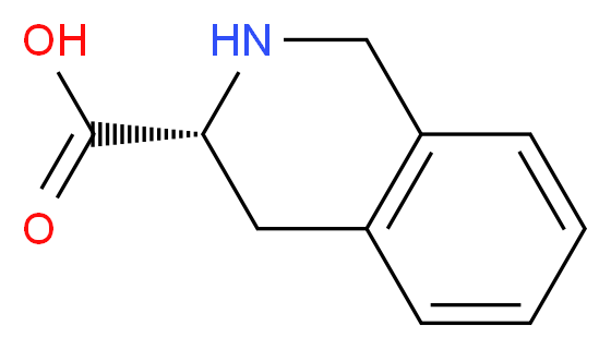 (R)-1,2,3,4-Tetrahydro-3-isoquinolinecarboxylic acid_分子结构_CAS_103733-65-9)