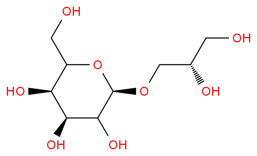 (2S)-Glycerol-O-β-D-galactopyranoside _分子结构_CAS_38841-15-5)