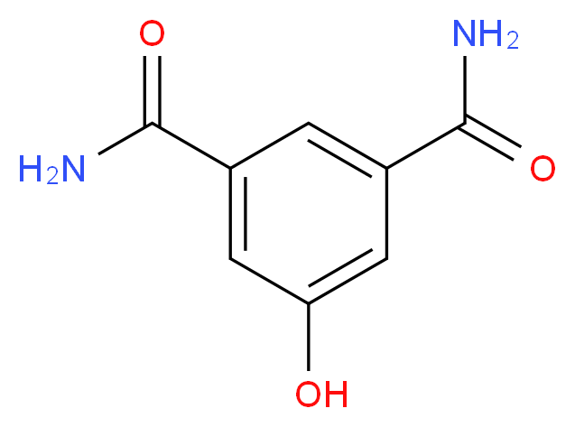 5-hydroxybenzene-1,3-dicarboxamide_分子结构_CAS_68052-43-7