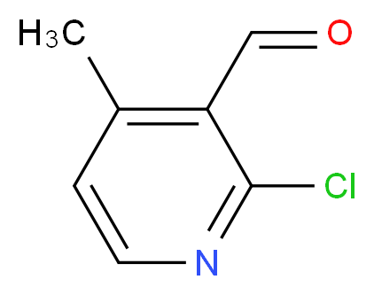 2-chloro-4-methylpyridine-3-carbaldehyde_分子结构_CAS_884495-45-8