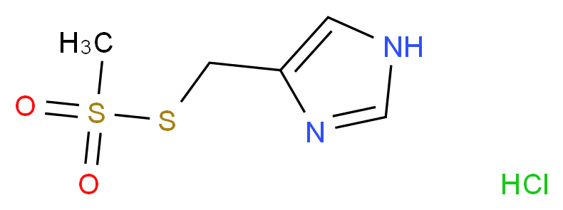 4-[(methanesulfonylsulfanyl)methyl]-1H-imidazole hydrochloride_分子结构_CAS_1184970-27-1