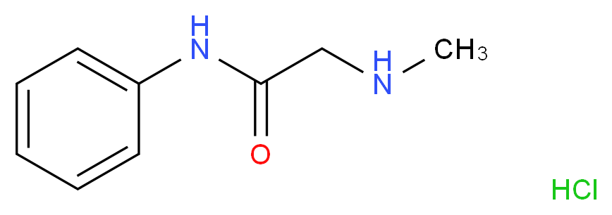 2-(Methylamino)-N-phenylacetamide hydrochloride_分子结构_CAS_60565-45-9)