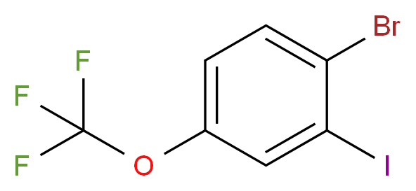 1-Bromo-2-iodo-4-(trifluoromethoxy)benzene_分子结构_CAS_1121586-26-2)