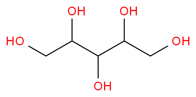 ADONITOL_分子结构_CAS_488-81-3)