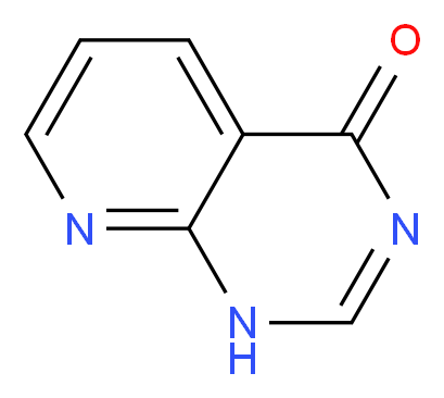 1H,4H-pyrido[2,3-d]pyrimidin-4-one_分子结构_CAS_24410-19-3