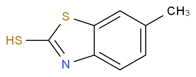 6-methyl-1,3-benzothiazole-2-thiol_分子结构_CAS_2268-79-3