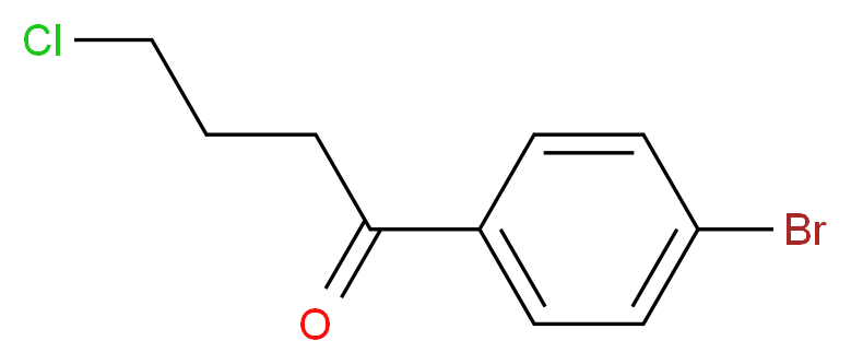 4'-溴-4-氯苯丁酮_分子结构_CAS_4559-96-0)