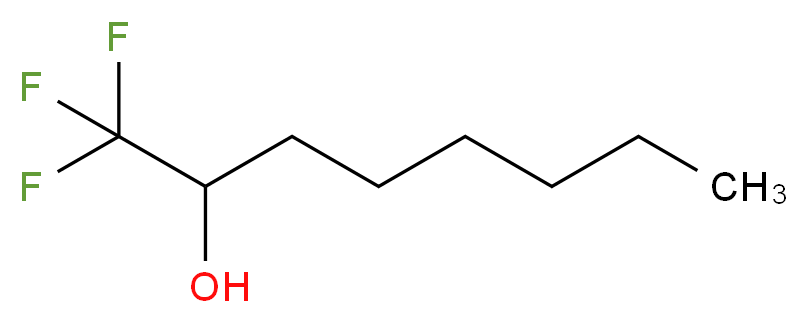 1,1,1-trifluorooctan-2-ol_分子结构_CAS_453-43-0