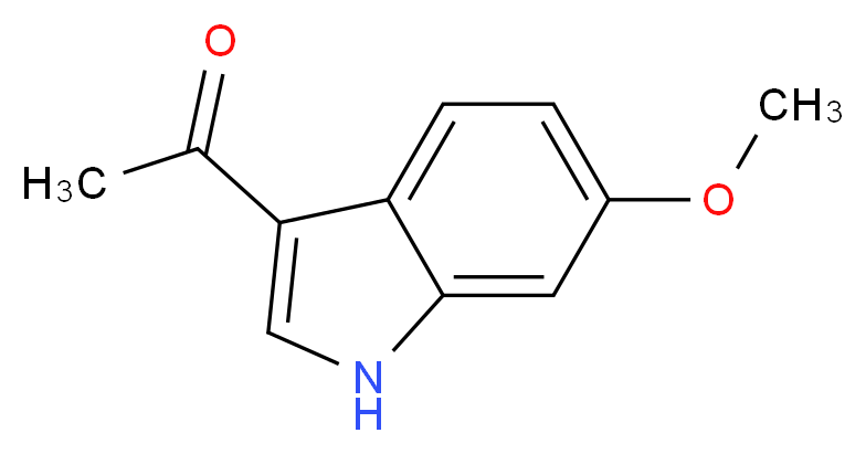 1-(6-methoxy-1H-indol-3-yl)ethan-1-one_分子结构_CAS_99532-52-2