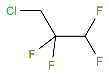 3-chloro-1,1,2,2-tetrafluoropropane_分子结构_CAS_679-85-6
