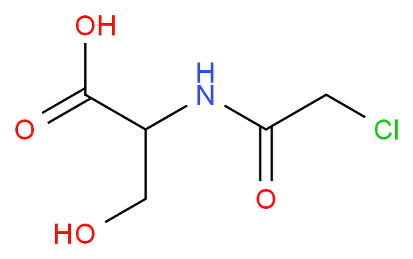 CHLOROACETYL-DL-SERINE_分子结构_CAS_80174-65-8)