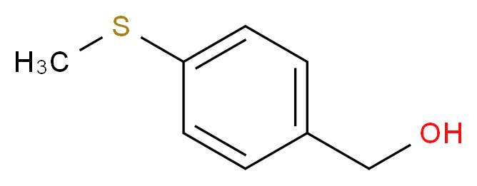 [4-(methylsulfanyl)phenyl]methanol_分子结构_CAS_3446-90-0