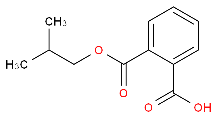 2-[(2-methylpropoxy)carbonyl]benzoic acid_分子结构_CAS_30833-53-5