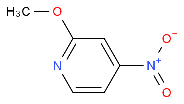 2-methoxy-4-nitropyridine_分子结构_CAS_18614-54-5