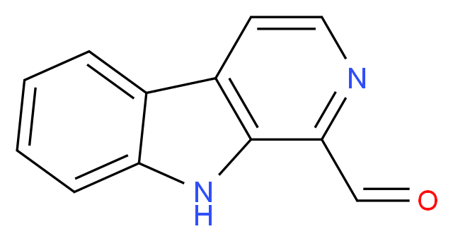 9H-pyrido[3,4-b]indole-1-carbaldehyde_分子结构_CAS_20127-63-3