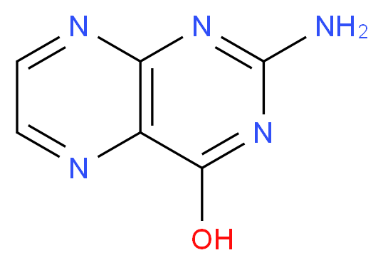 2-aminopteridin-4-ol_分子结构_CAS_2236-60-4