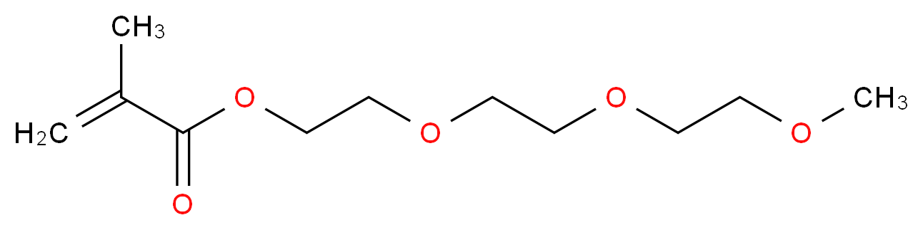 三乙二醇甲基醚甲基丙烯酸酯_分子结构_CAS_24493-59-2)