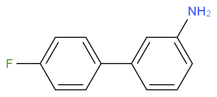 4'-Fluoro-[1,1'-biphenyl]-3-amine_分子结构_CAS_10540-45-1)