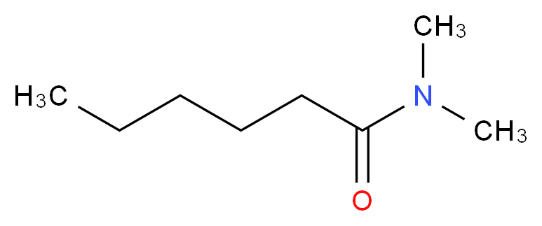 N,N-dimethylhexanamide_分子结构_CAS_5830-30-8