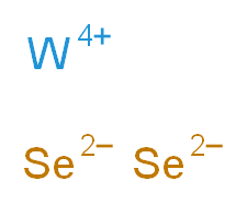 硒化钨(IV)_分子结构_CAS_12067-46-8)