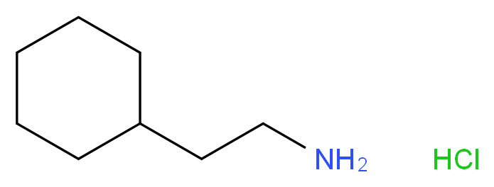 2-Cyclohexylethylamine hydrochloride_分子结构_CAS_4442-85-7)