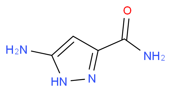 5-amino-1H-pyrazole-3-carboxamide_分子结构_CAS_1219743-26-6)