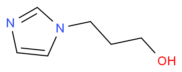 3-(1H-imidazol-1-yl)propan-1-ol_分子结构_CAS_51390-23-9)