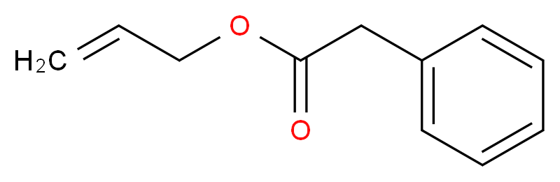 prop-2-en-1-yl 2-phenylacetate_分子结构_CAS_1797-74-6