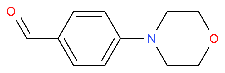 4-(morpholin-4-yl)benzaldehyde_分子结构_CAS_1204-86-0